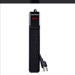 Cyber power 6 outlet surge protector